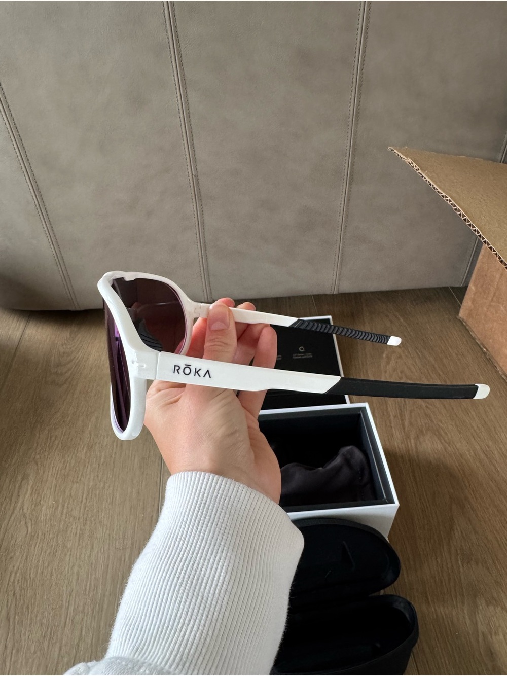 NWT Roka San Remo Sunglasses - White Frame - Picture 9 of 10